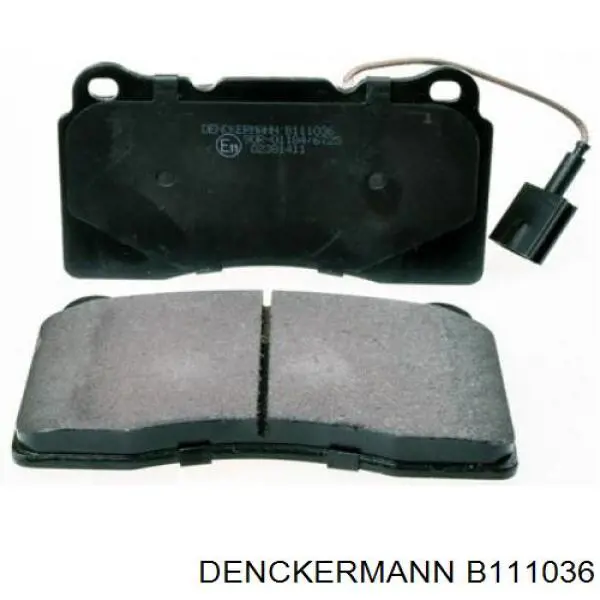 B111036 Denckermann передние тормозные колодки