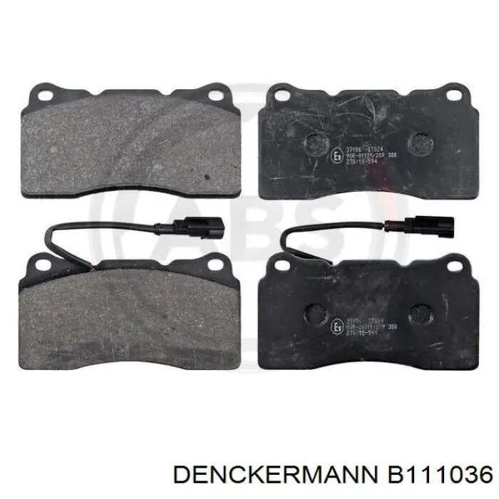 Колодки Denckermann B111036 цена, от 25.84 USD