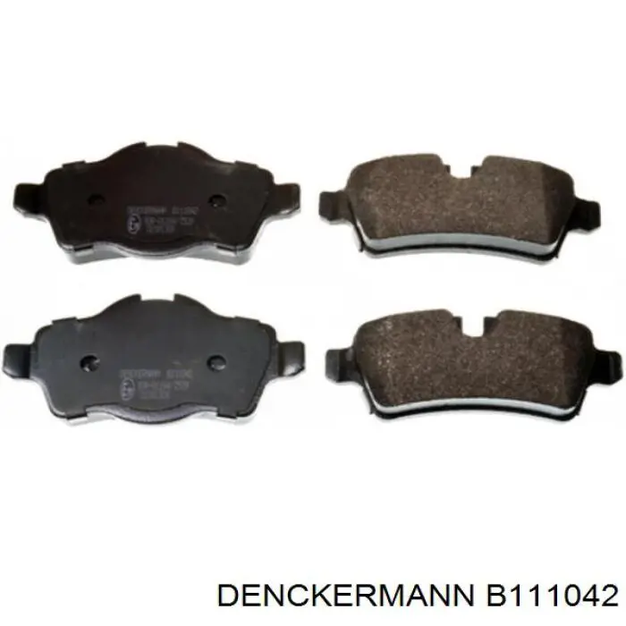 Колодки тормозные задние дисковые DENCKERMANN B111042