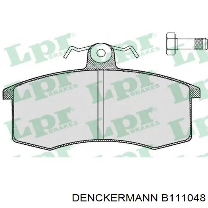 Колодки передні B111048 Denckermann