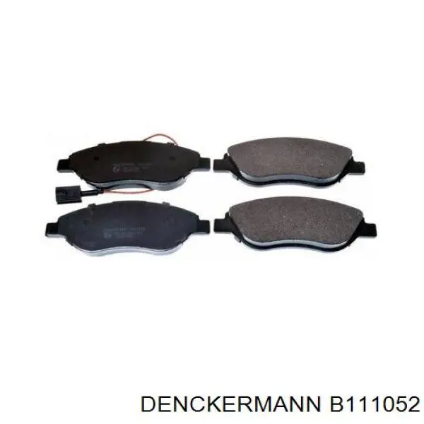 B111052 Denckermann передние тормозные колодки