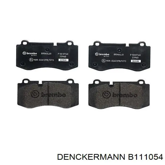 Купить B111054 Denckermann Колодки тормозные