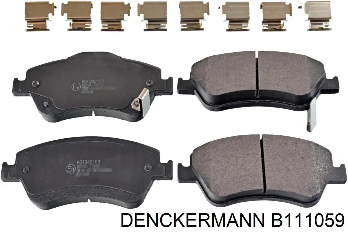 Купить B111059 Denckermann Колодки тормозные