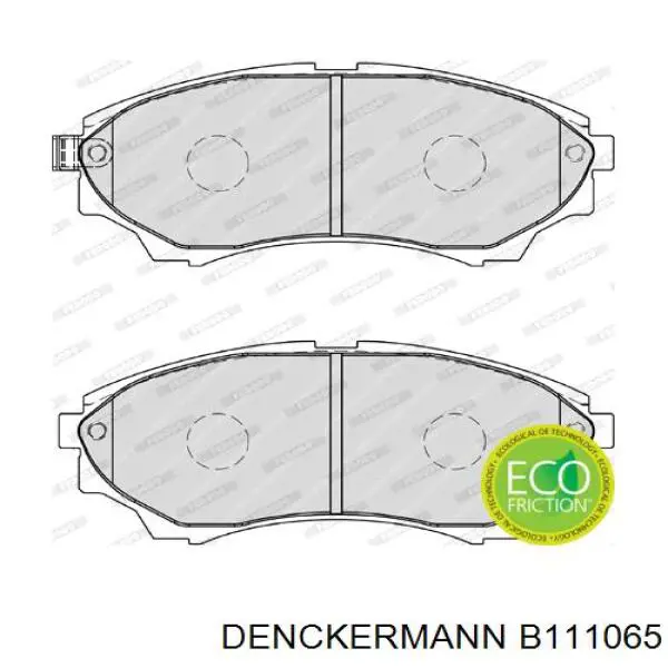 Купить B111065 Denckermann Колодки тормозные