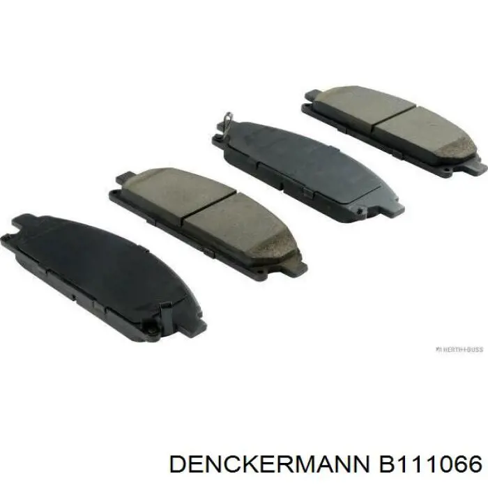 B111066 Denckermann sapatas do freio dianteiras de disco