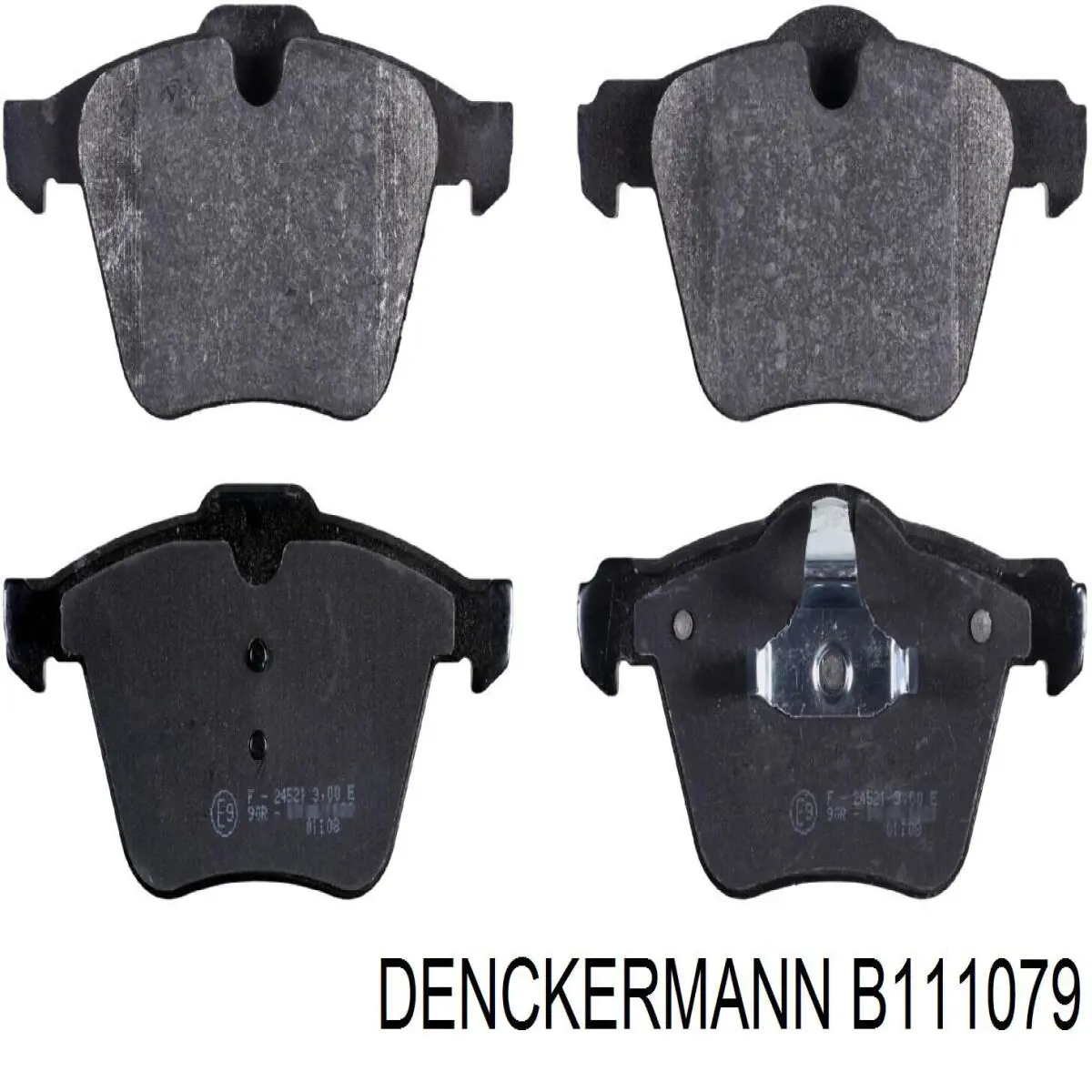 B111079 Denckermann колодки тормозные передние дисковые