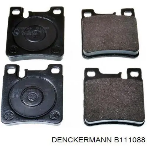 B111088 Denckermann колодки тормозные задние дисковые