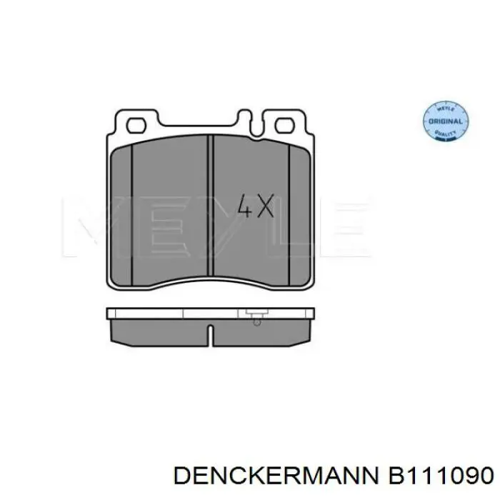 Колодки Denckermann B111090 цена, от 19.42 USD