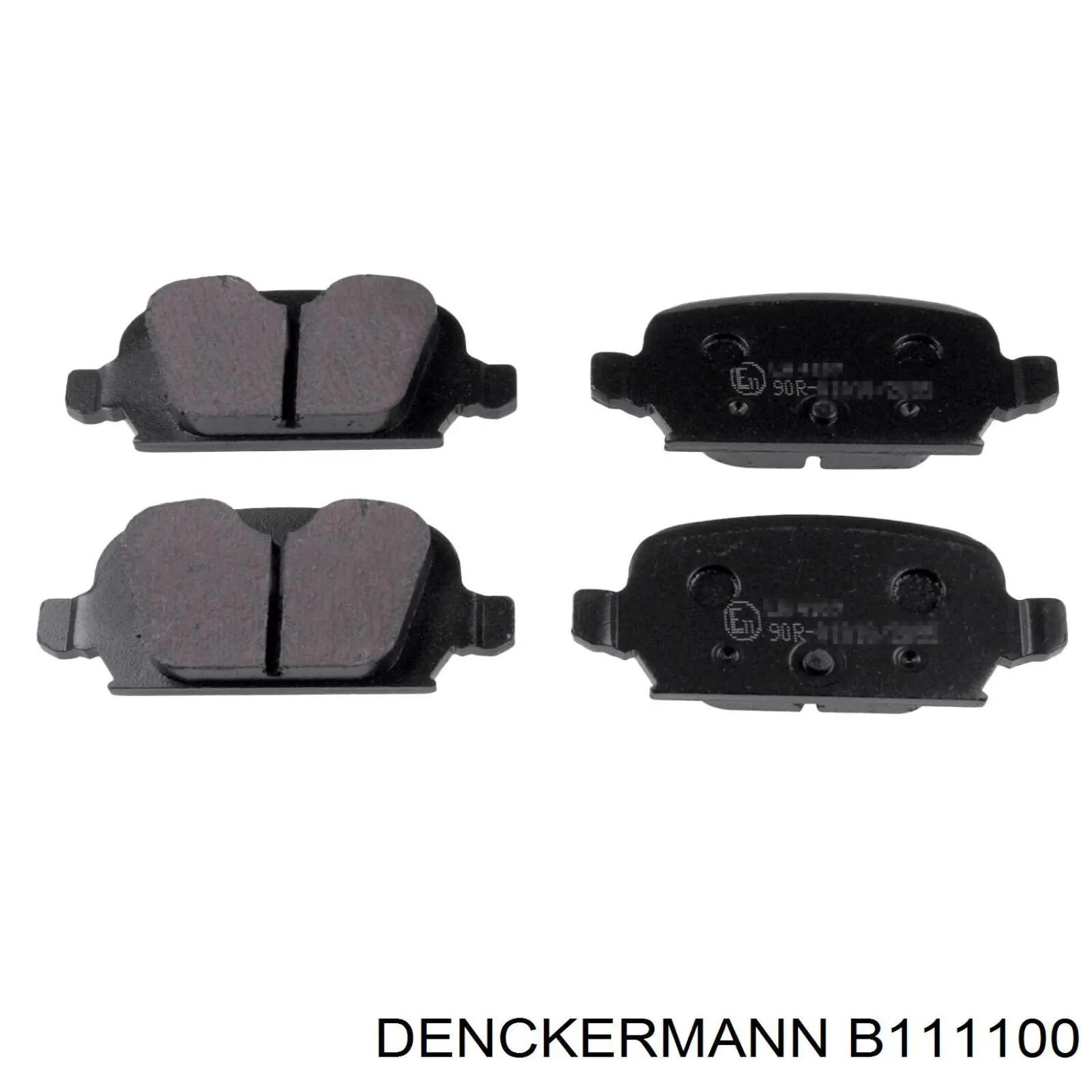 B111100 Denckermann задние тормозные колодки