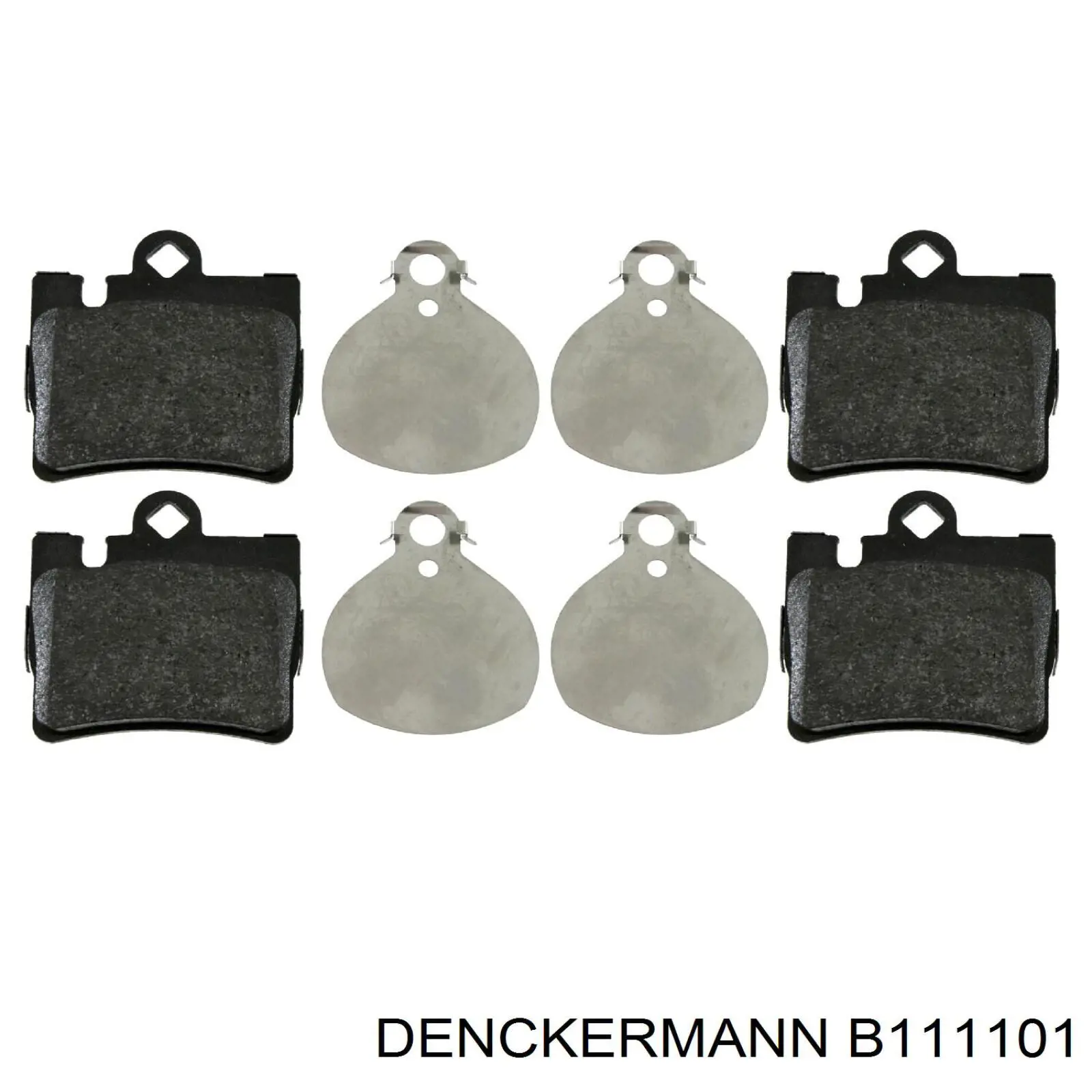 Колодки дисковые  Denckermann B111101 цена, от 18.12 USD