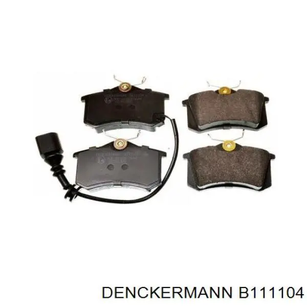 B111104 Denckermann sapatas do freio traseiras de disco