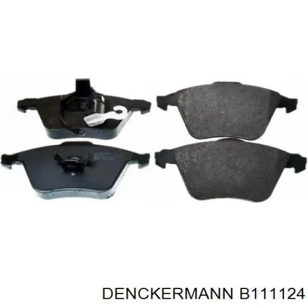 B111124 Denckermann колодки тормозные передние дисковые