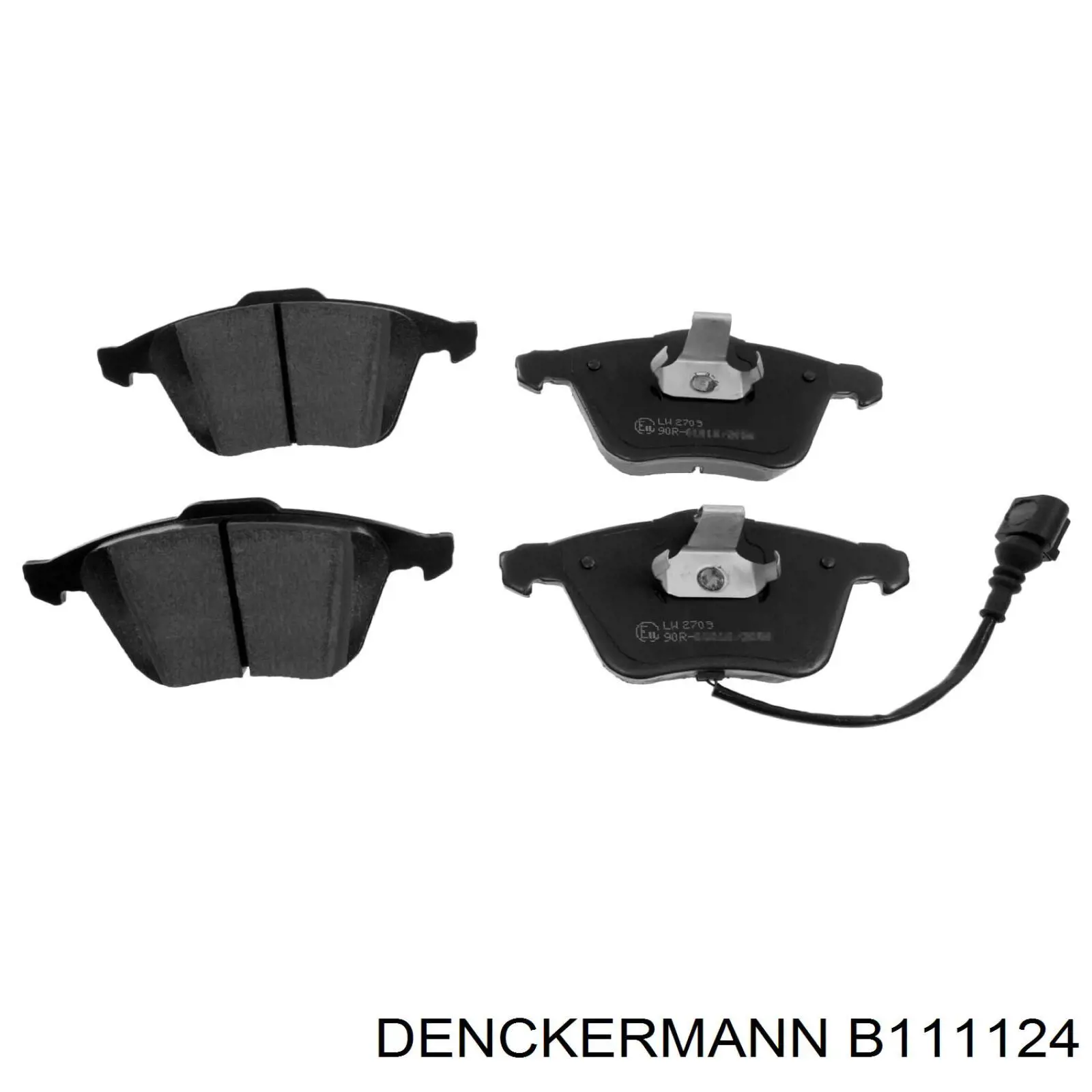 Колодки Denckermann B111124 цена, от 36.04 USD