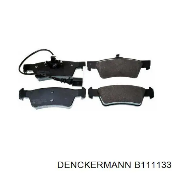 Колодки тормозные задние дисковые DENCKERMANN B111133