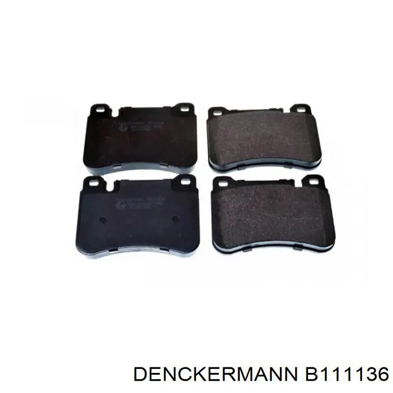 B111136 Denckermann передние тормозные колодки