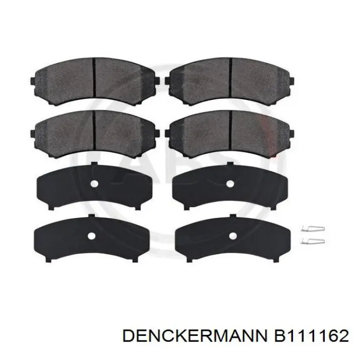 Колодки Denckermann B111162 цена, от 19.75 USD