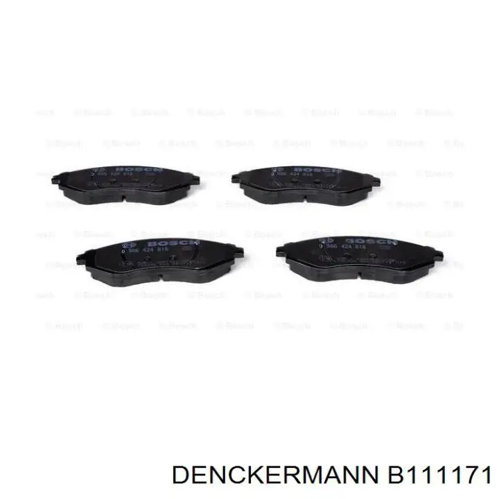 Колодки Denckermann B111171 цена, от 12.76 USD