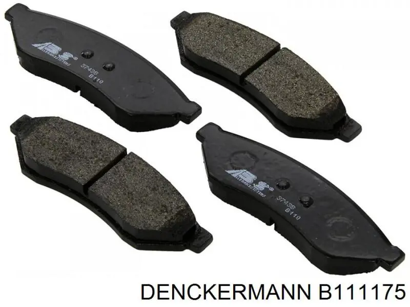 Колодки дисковые  Denckermann B111175 цена, от 15.68 USD