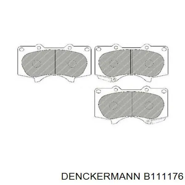 Купить B111176 Denckermann Колодки тормозные