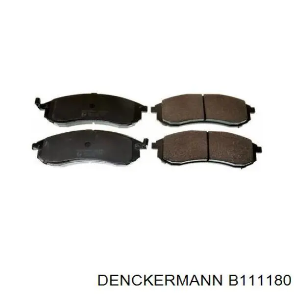 B111180 Denckermann передние тормозные колодки