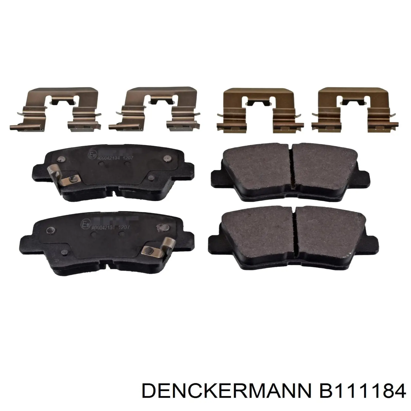 Колодки дисковые  Denckermann B111184 цена, от 19.00 USD