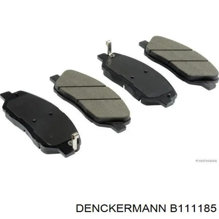 Купить B111185 Denckermann Колодки тормозные