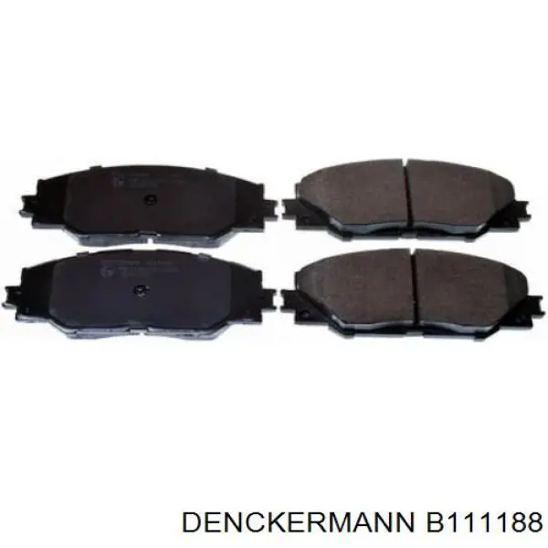 Pastillas de freno delanteras B111188 Denckermann