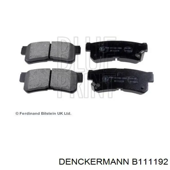Колодки дисковые  Denckermann B111192 цена, от 15.30 USD