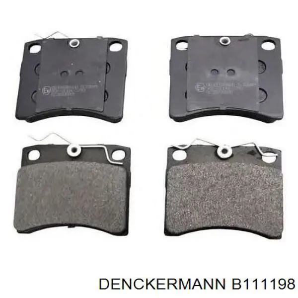 Купить B111198 Denckermann Колодки тормозные