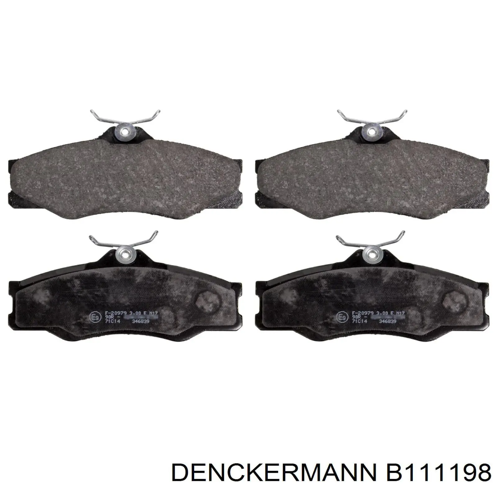 Колодки Denckermann B111198 цена, от 20.18 USD
