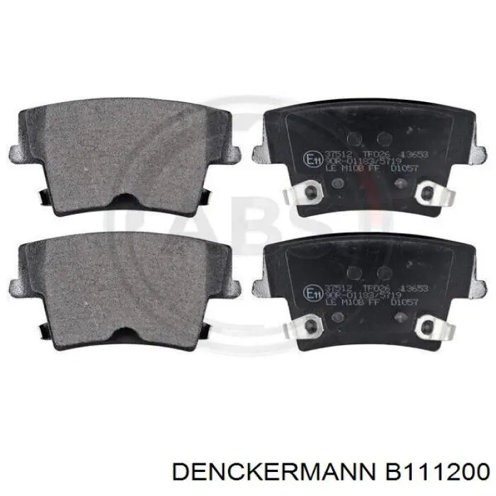 Колодки дисковые  Denckermann B111200 цена, от 18.26 USD