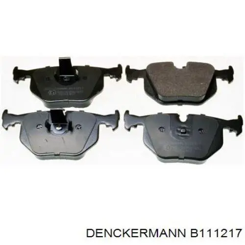 B111217 Denckermann Колодки тормозные дисковые комплект