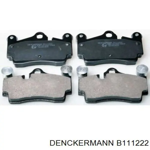 Колодки тормозные задние дисковые DENCKERMANN B111222