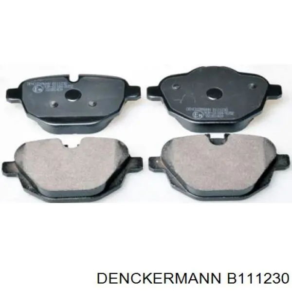 B111230 Denckermann колодки тормозные задние дисковые