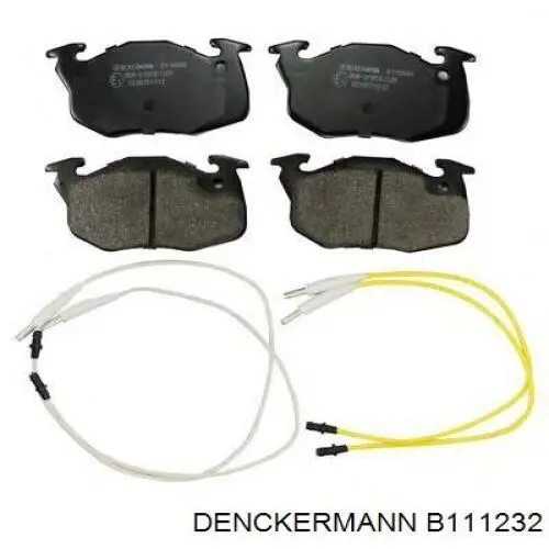 Колодки дисковые  Denckermann B111232 цена, от 43.52 USD