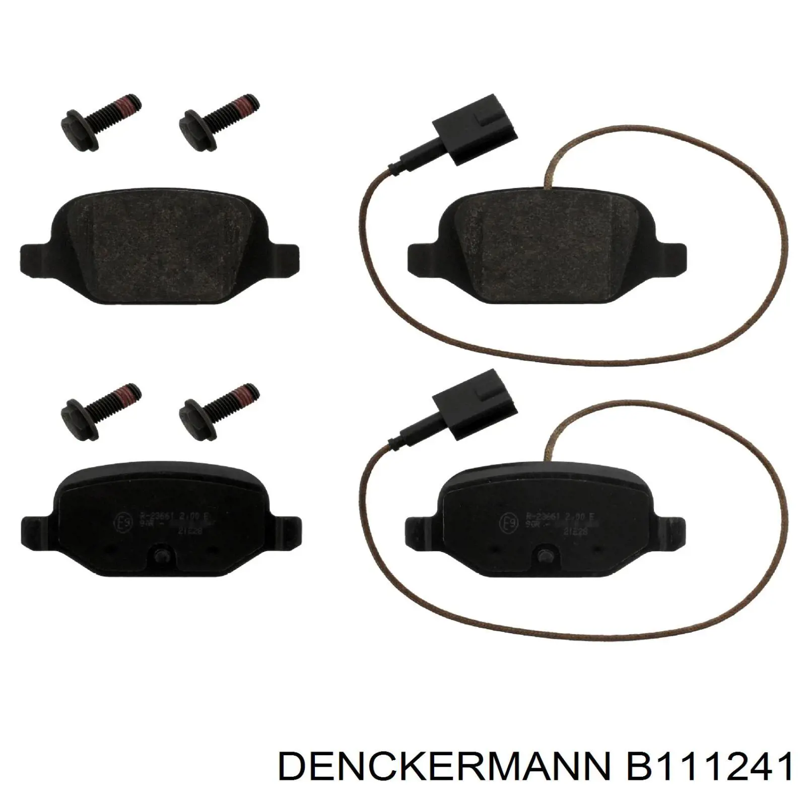 Колодки дисковые  Denckermann B111241 цена, от 16.15 USD