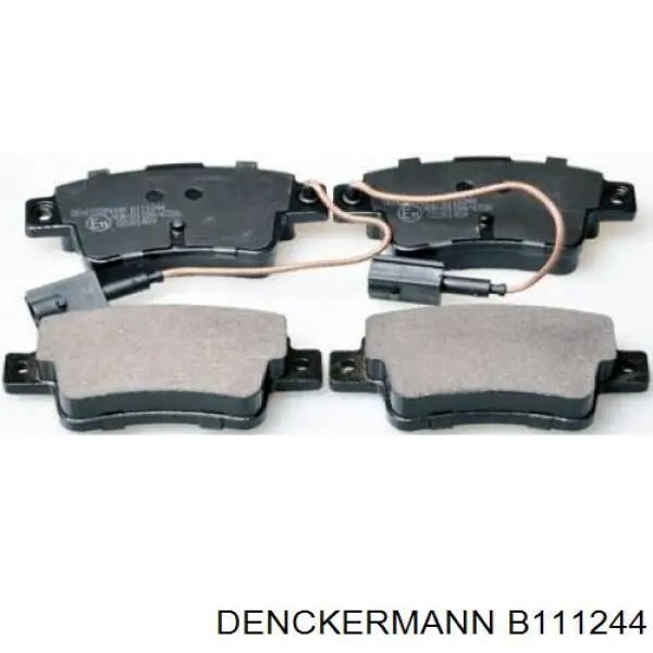 B111244 Denckermann задние тормозные колодки