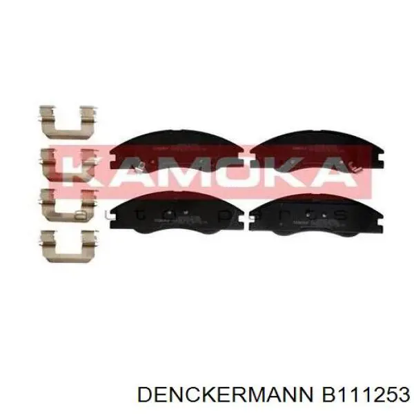 B111253 Denckermann Колодки передние