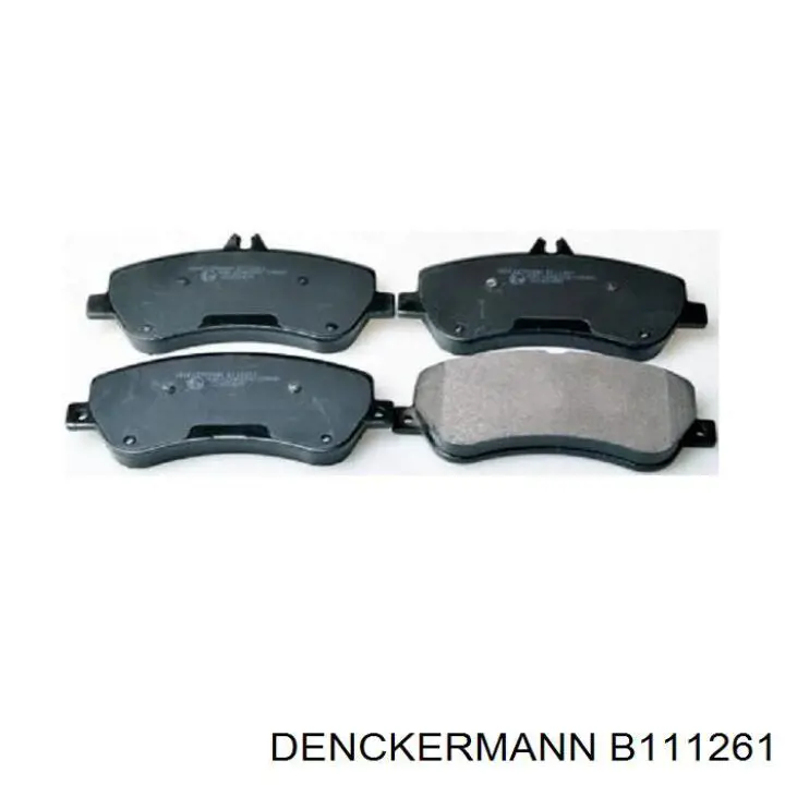 B111261 Denckermann передние тормозные колодки