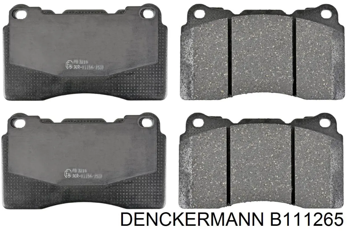 B111265 Denckermann sapatas do freio dianteiras de disco