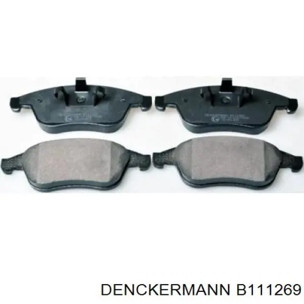 B111269 Denckermann колодки тормозные передние дисковые