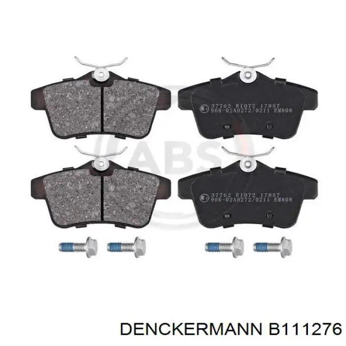 Pastillas de freno traseras B111276 Denckermann