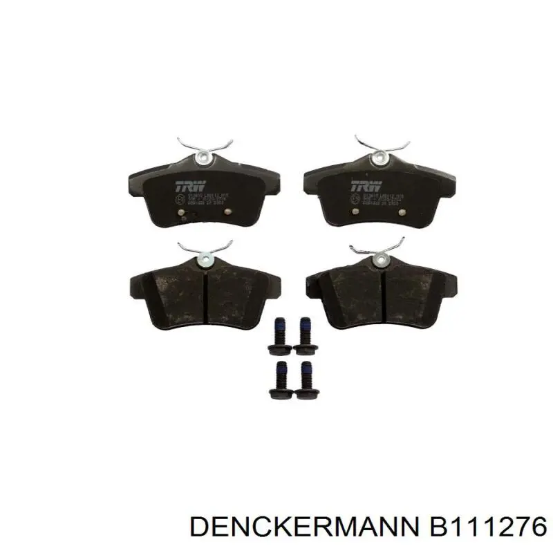 Задние тормозные колодки B111276 Denckermann