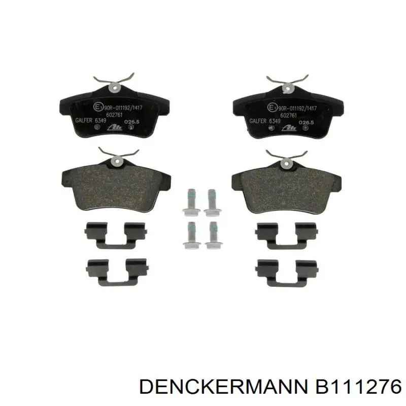 Колодки дисковые  Denckermann B111276 цена, от 19.45 USD