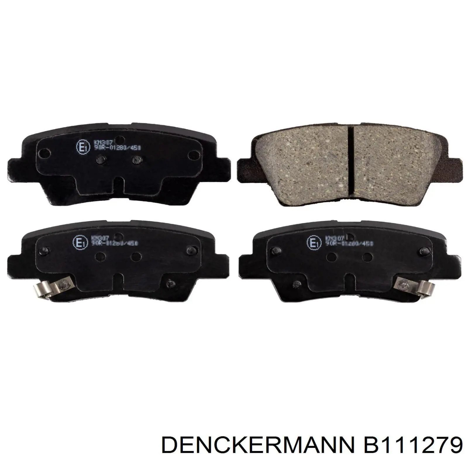 Купить B111279 Denckermann Колодки тормозные задние, дисковые