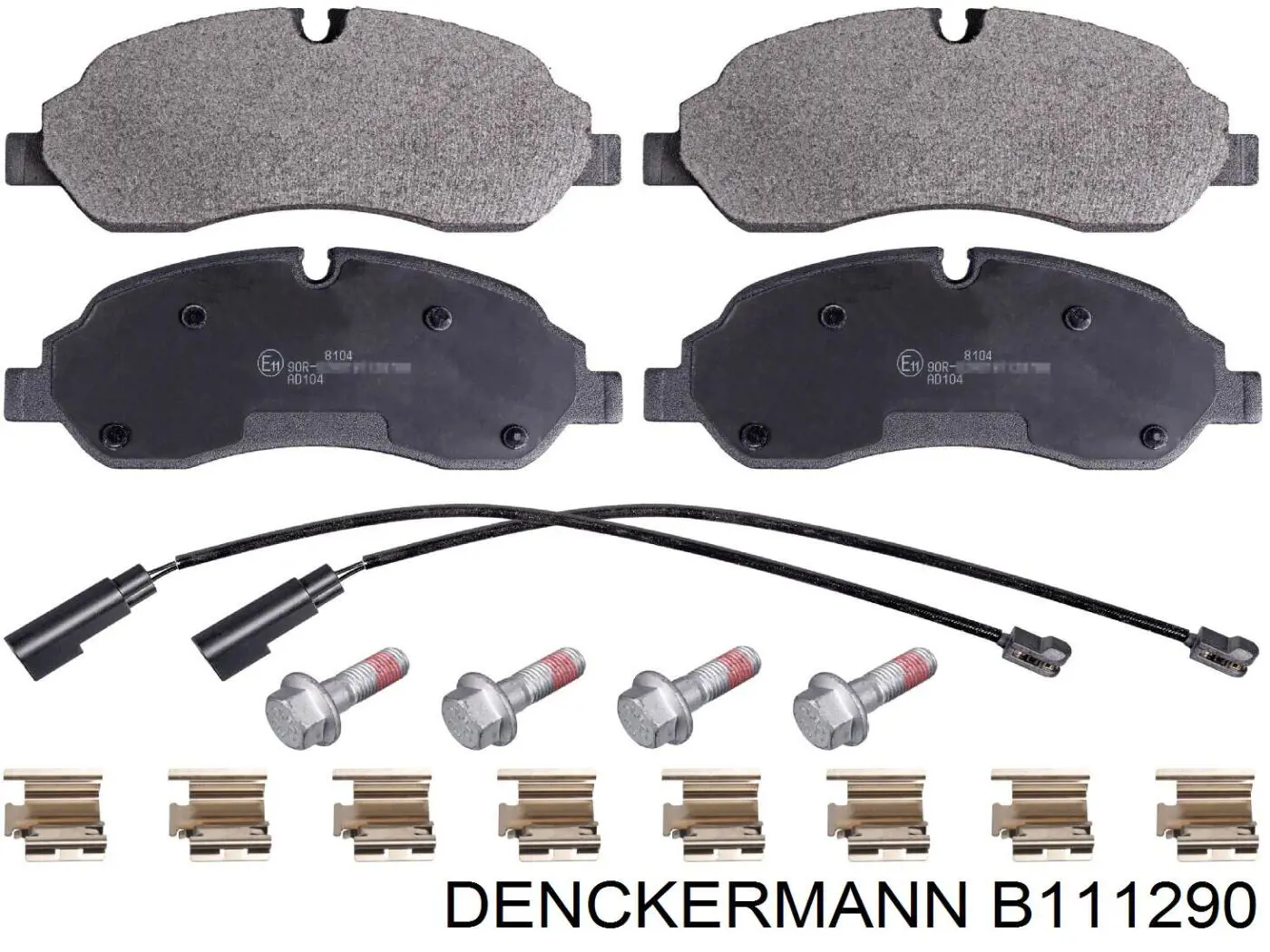 Купить B111290 Denckermann Колодки тормозные