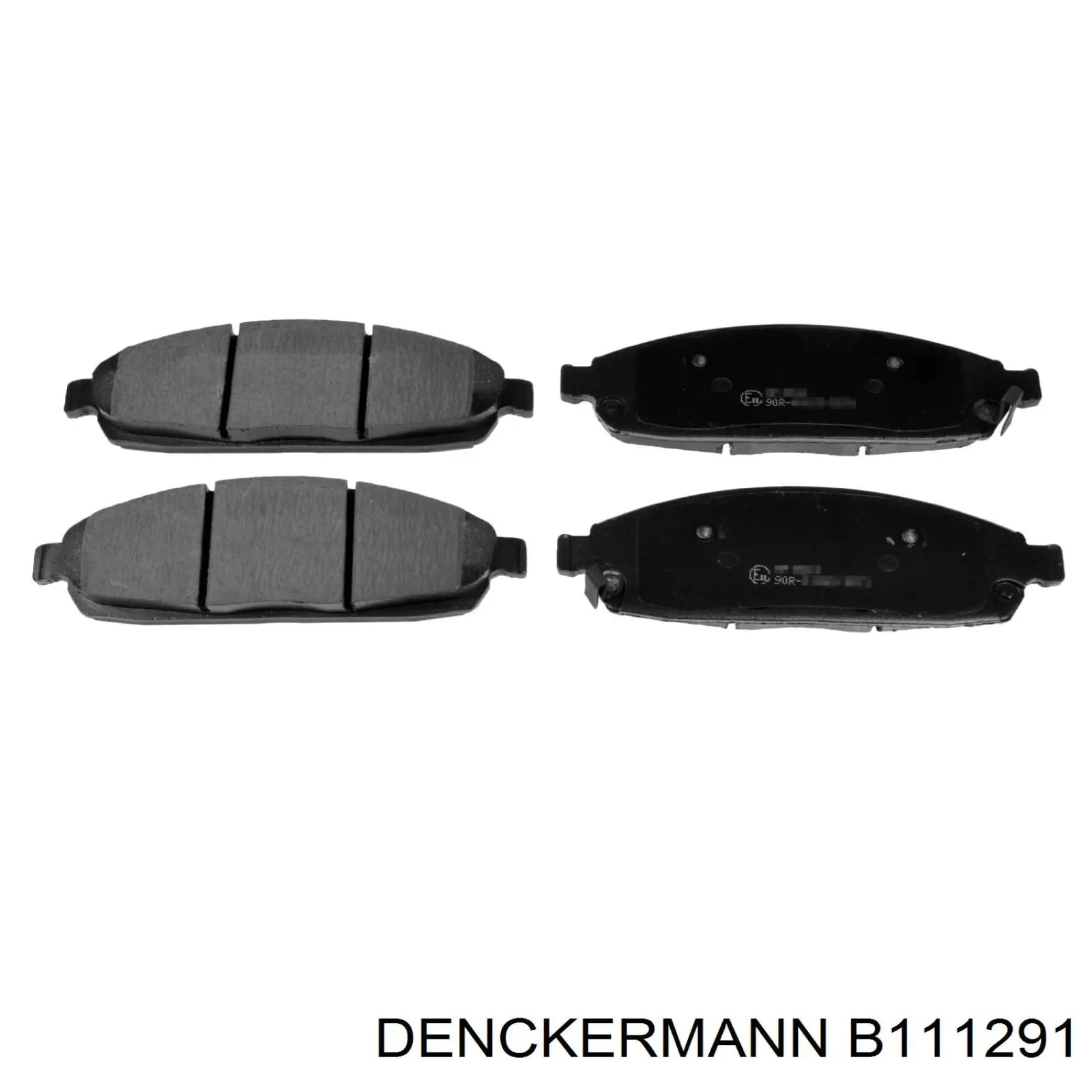 Купить B111291 Denckermann Колодки тормозные