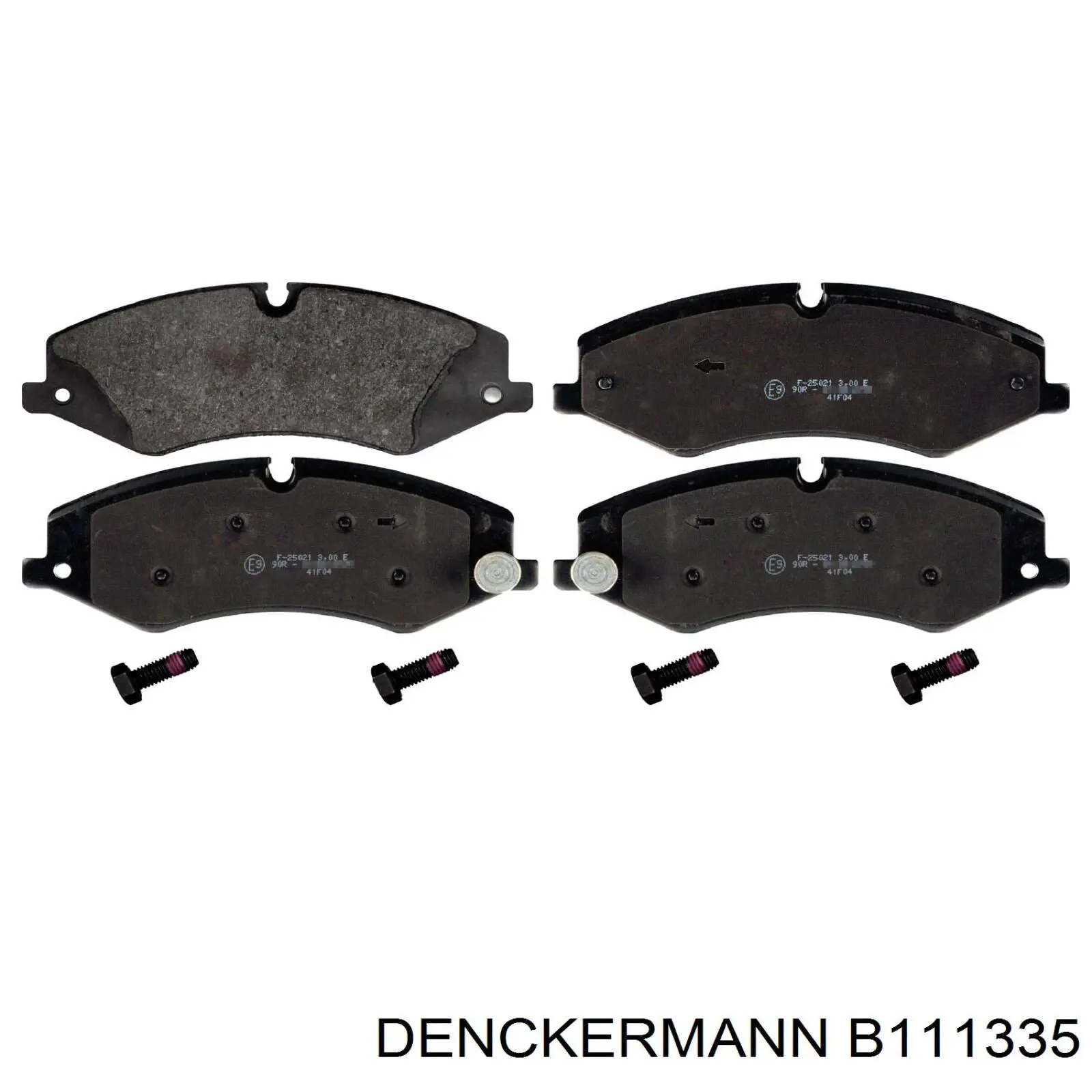Купить B111335 Denckermann Колодки тормозные