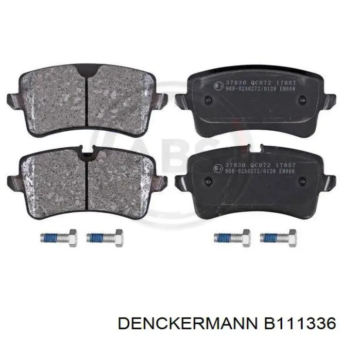 Купить B111336 Denckermann Колодки тормозные задние, дисковые