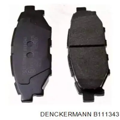 Колодки тормозные задние дисковые DENCKERMANN B111343